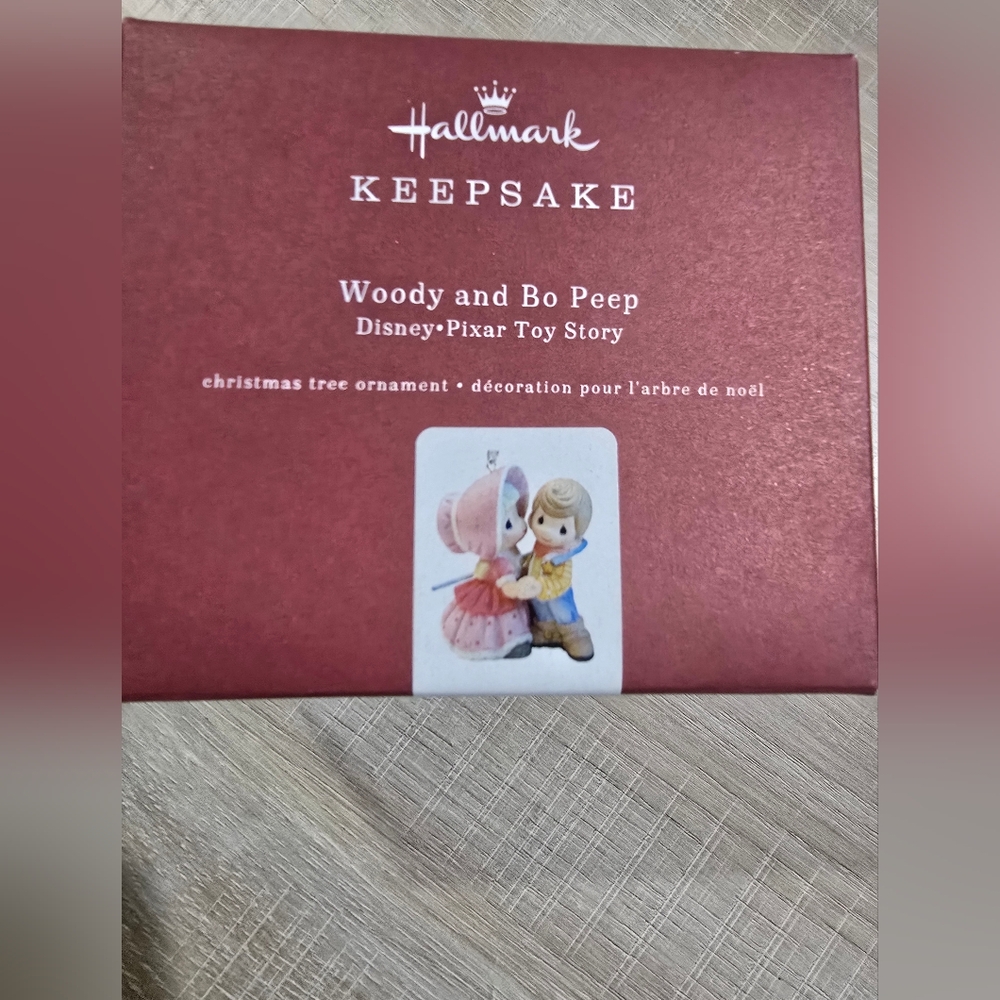 2019 Woody and Bo Peep Hallmark Ornament Limited Edition Precious Moments